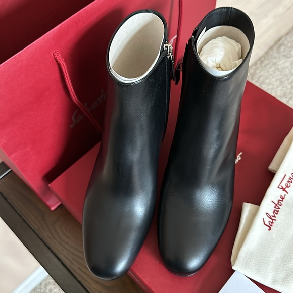 Salvatore Ferragamo Mirror Heel Booties - Picture 4 of 8